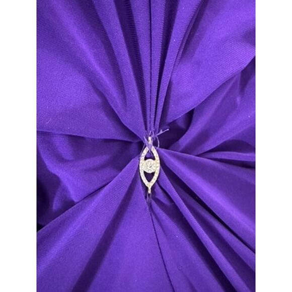 "KISS KISS FORMAL" ABBEY PAIGE Prom Dress One Arm Y2K Fairy SZ 12 FINAL SALE!! - Picture 13 of 15